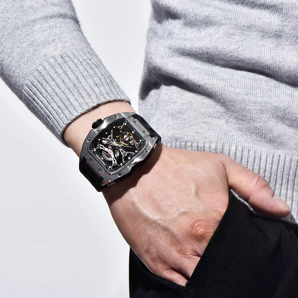 2024 Pagani Design 42mm Skeleton Automatic Watch