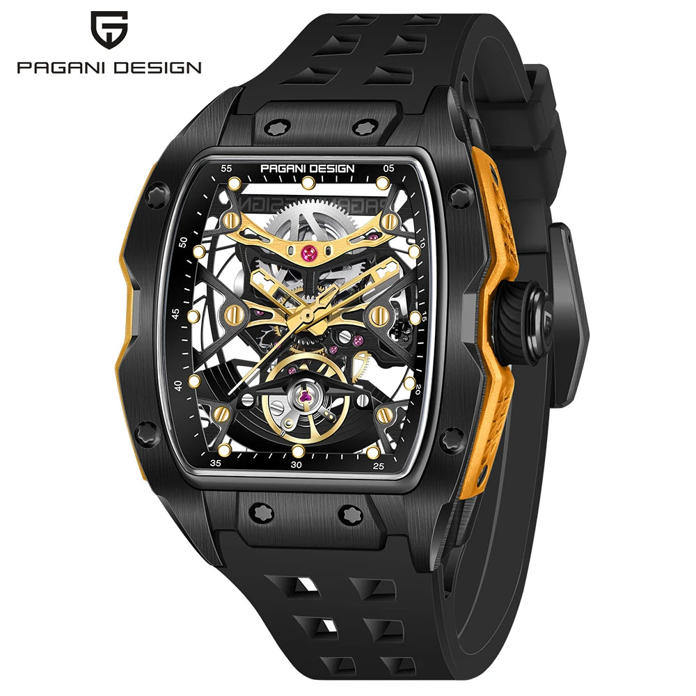 2024 Pagani Design 42mm Skeleton Automatic Watch