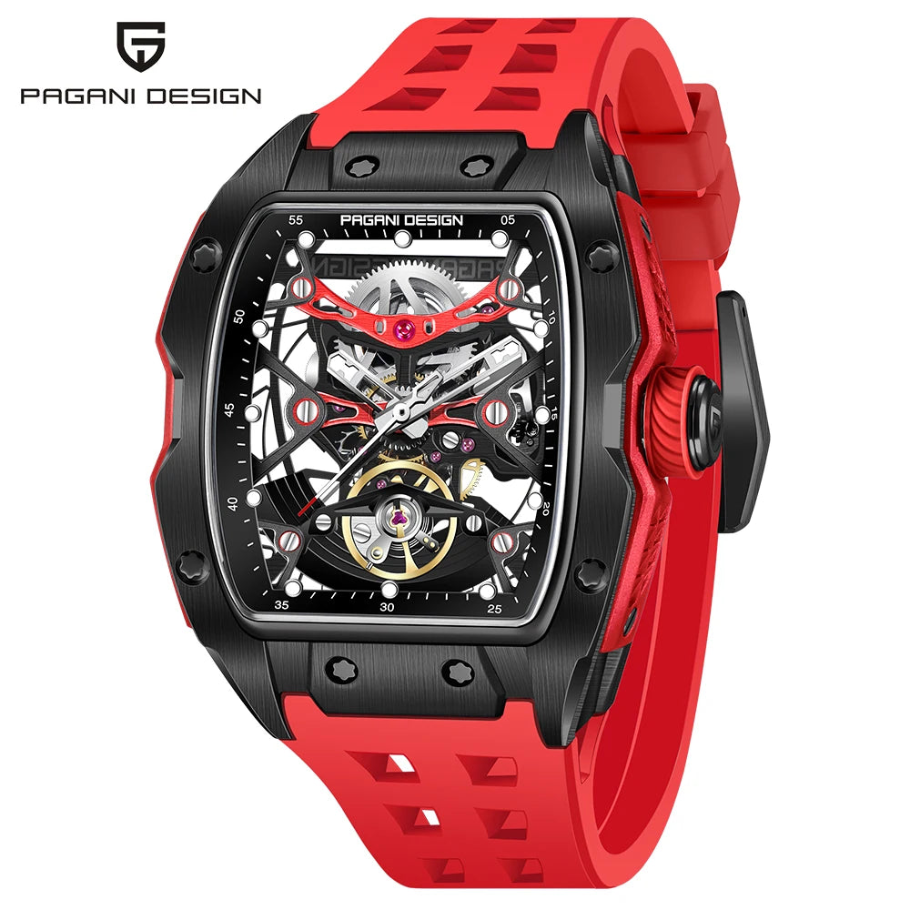 2024 Pagani Design 42mm Skeleton Automatic Watch