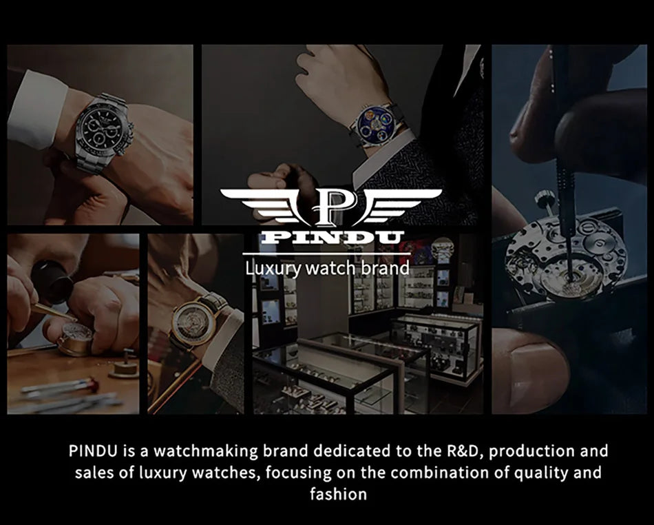 PINDU P6616 Automatic Roulette Watch - NH35 movement