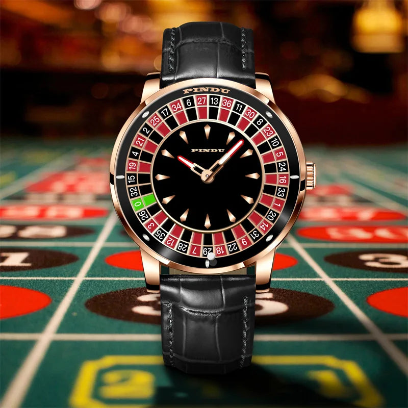 PINDU P6616 Automatic Roulette Watch - NH35 movement