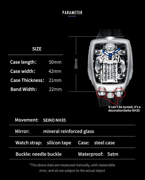 PINDU Design NH05 Automatic Men's Watch