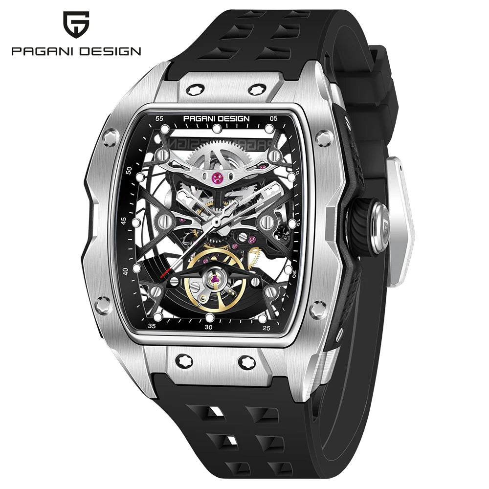 2024 Pagani Design 42mm Skeleton Automatic Watch