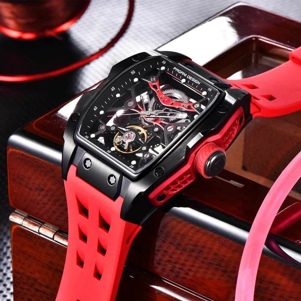 2024 Pagani Design 42mm Skeleton Automatic Watch