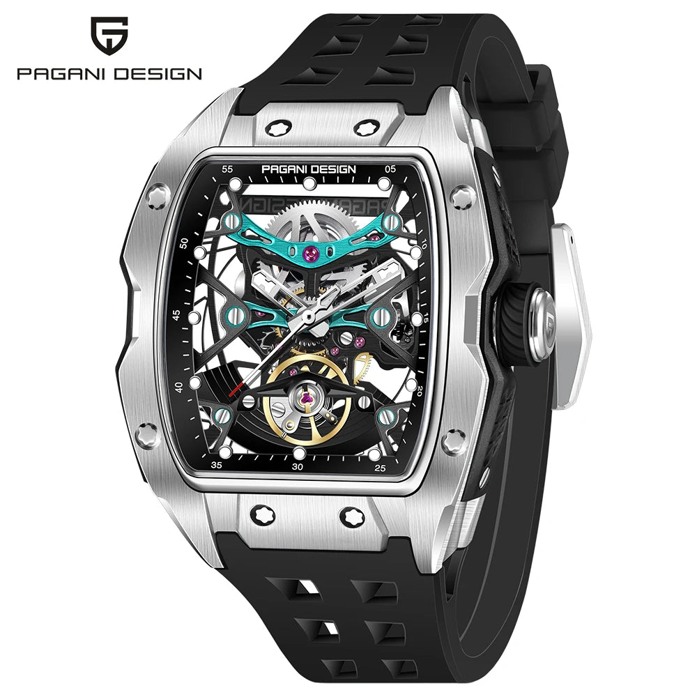 2024 Pagani Design 42mm Skeleton Automatic Watch