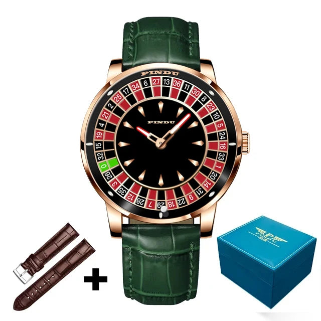 PINDU P6616 Automatic Roulette Watch - NH35 movement