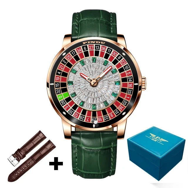 PINDU P6616 Automatic Roulette Watch - NH35 movement