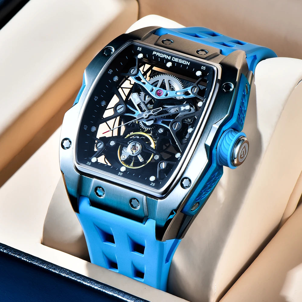 2024 Pagani Design 42mm Skeleton Automatic Watch