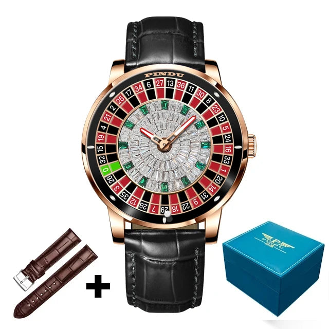 PINDU P6616 Automatic Roulette Watch - NH35 movement