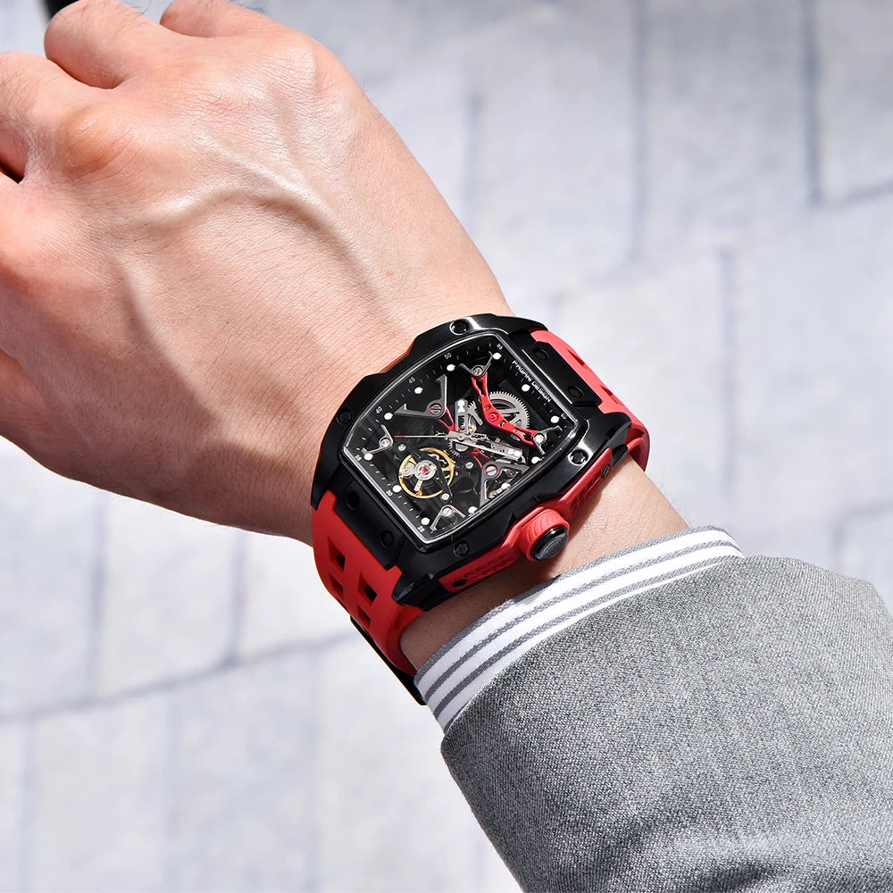 2024 Pagani Design 42mm Skeleton Automatic Watch