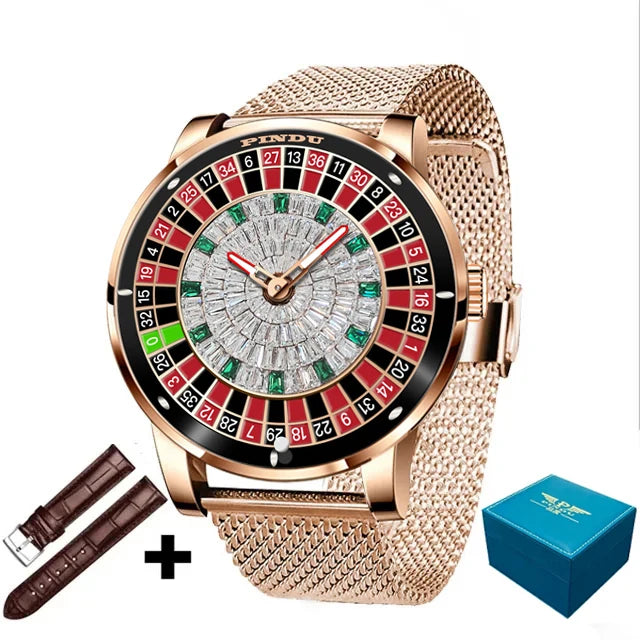 PINDU P6616 Automatic Roulette Watch - NH35 movement
