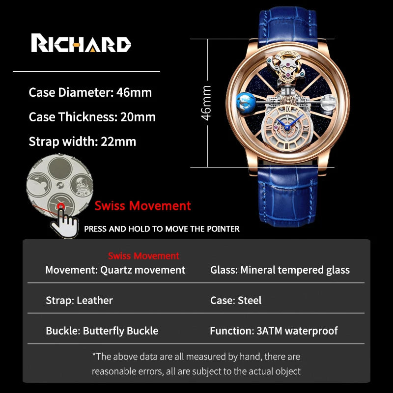 Jacob & Co. Richard Mille Men's Watch – Astronomia Diamond Tourbillon